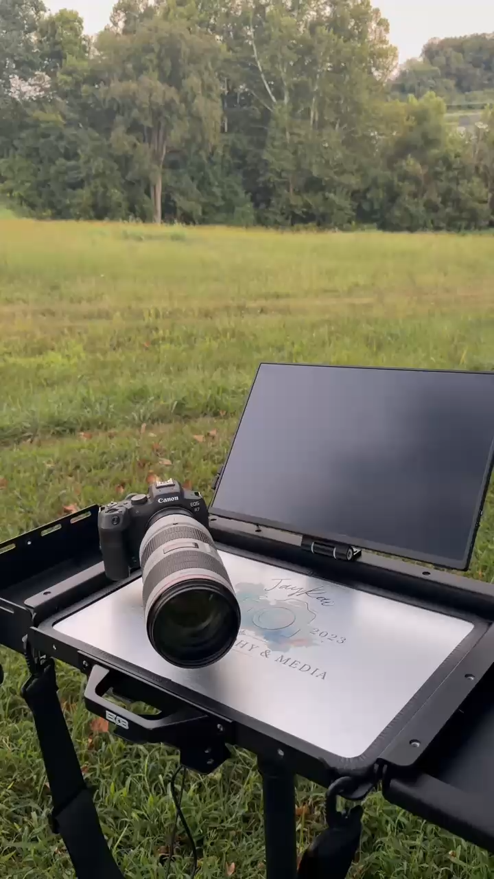 Location photography field setup
